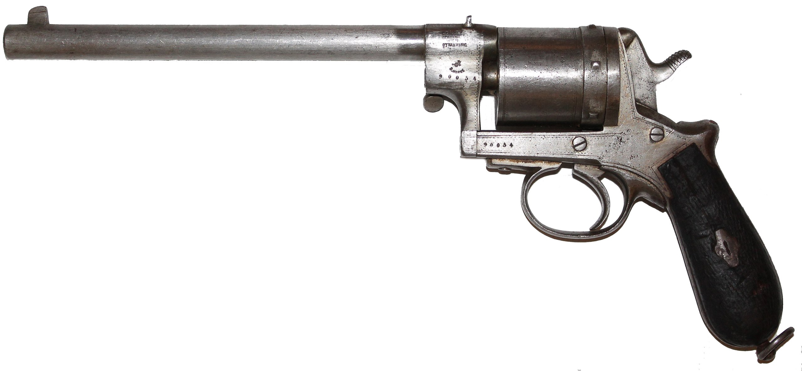 Армейский револьвер Гассера, сделанный в Австро-Венгрии по заказу Черногории